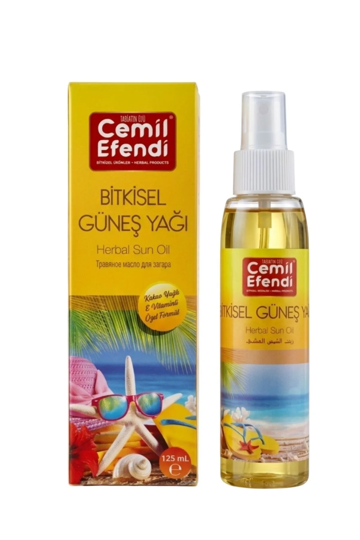 Cemil Efendi Güneş Yağı 125 ml Bitkisel 4