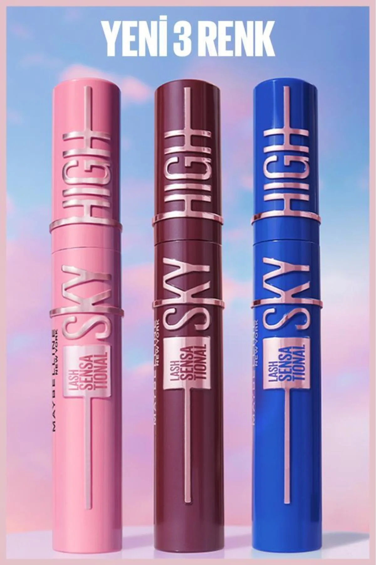 Maybelline New York Lash Sensational Sky High Blue Mist Maskara — Mavi 4