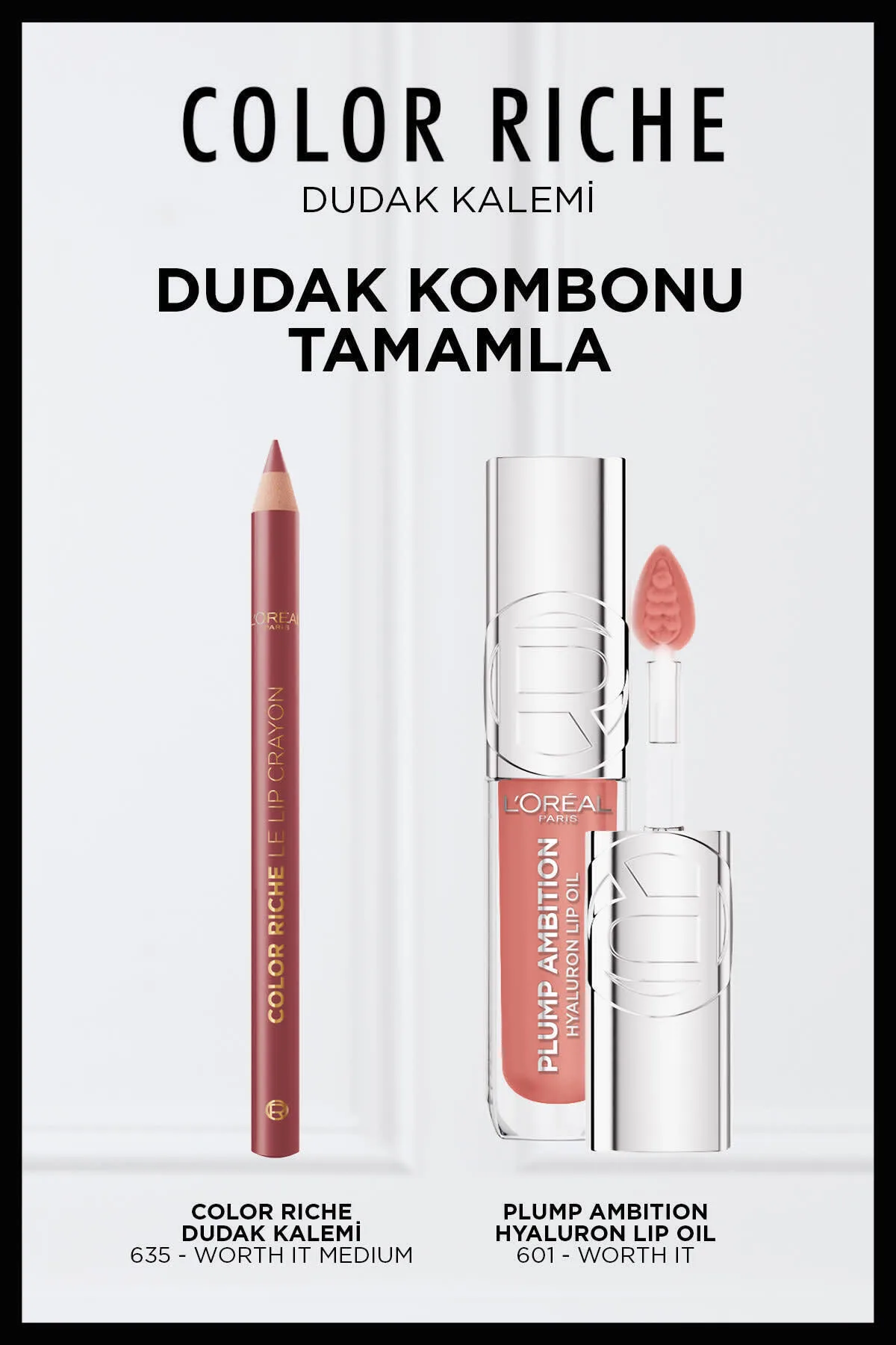 L'Oréal Paris Color Riche Dudak Kalemi - 635 Worth It Medium 3