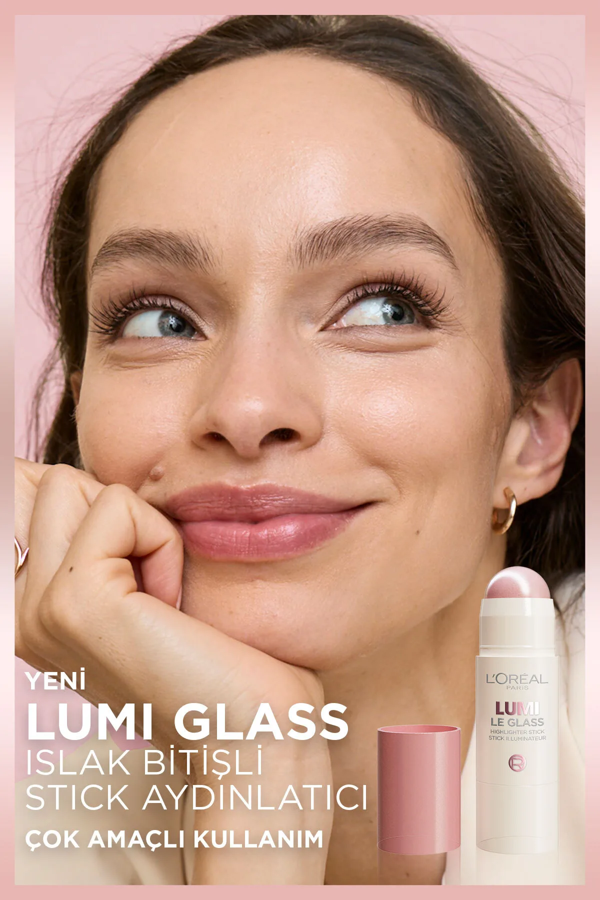 L'Oréal Paris Lumi Glass Islak Bitişli Stick Aydınlatıcı - 610 Glassy Pearl Eclat 2