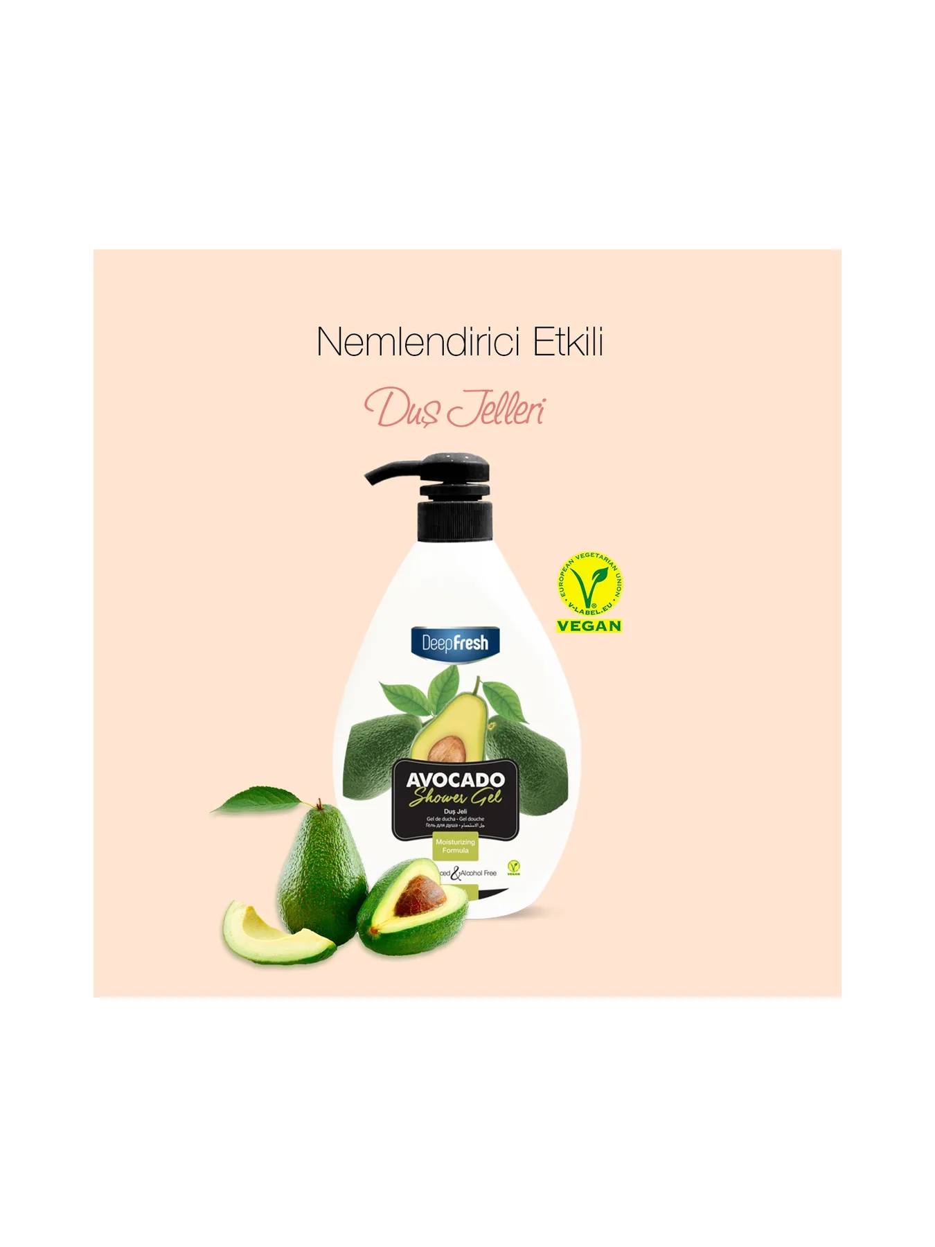 Deep Fresh Duş Jeli Avakado 1 Lt