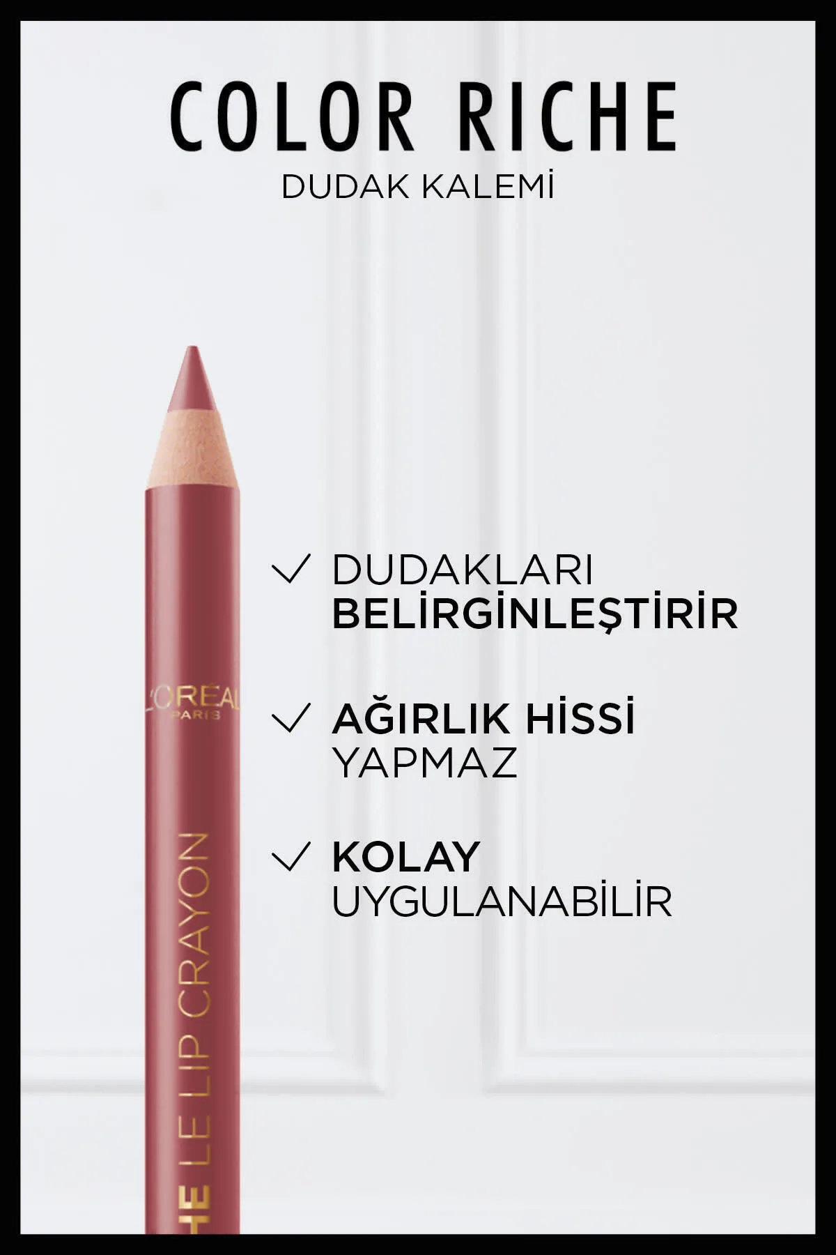 L'Oréal Paris Color Riche Dudak Kalemi - 635 Worth It Medium 2