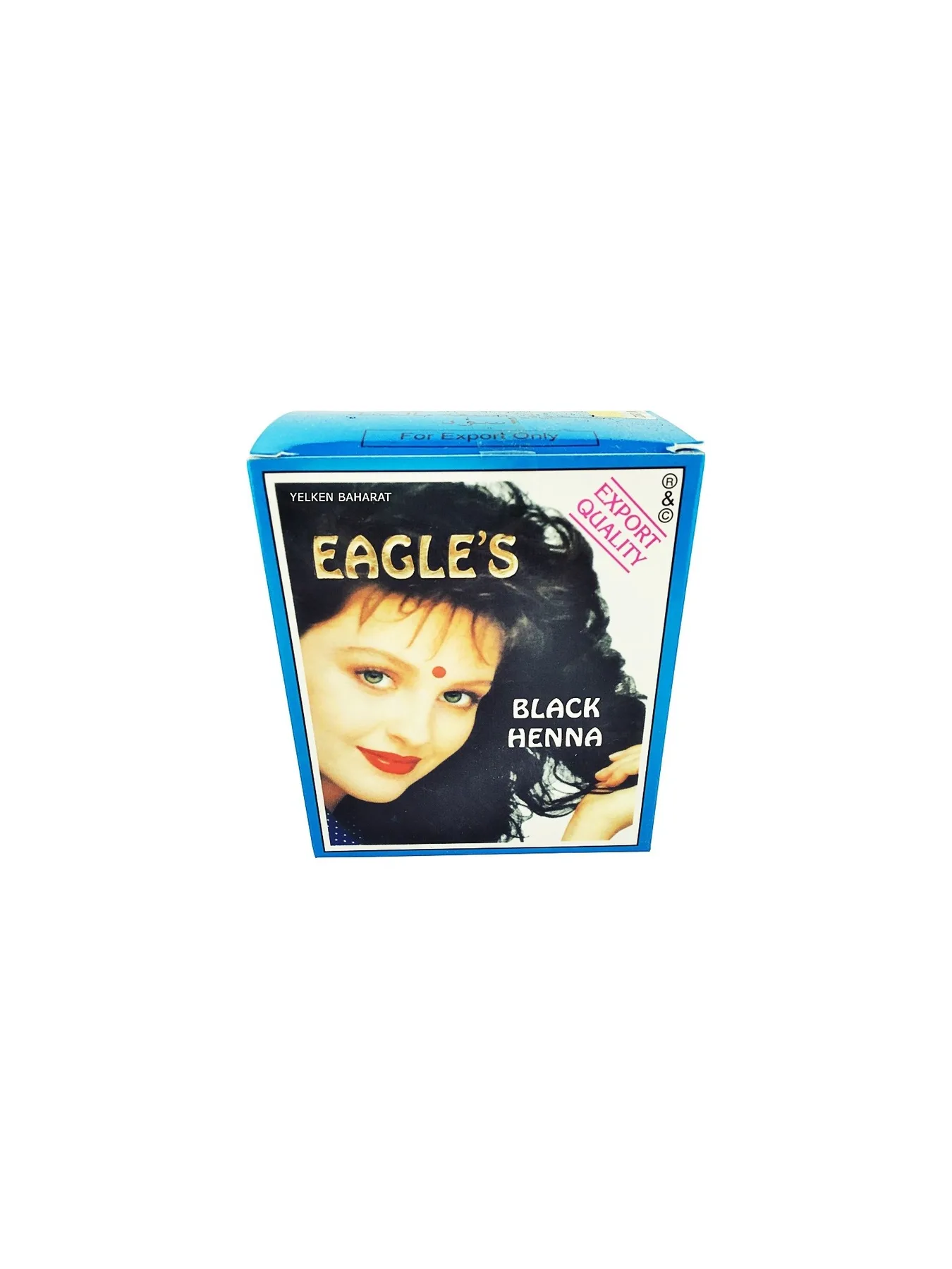 Eagle's Eagles Siyah Hint Kınası 6'lı Paket Amonyaksız Toz Formda Kadınlar İçin Uzun Süre Kalıcı Renk
