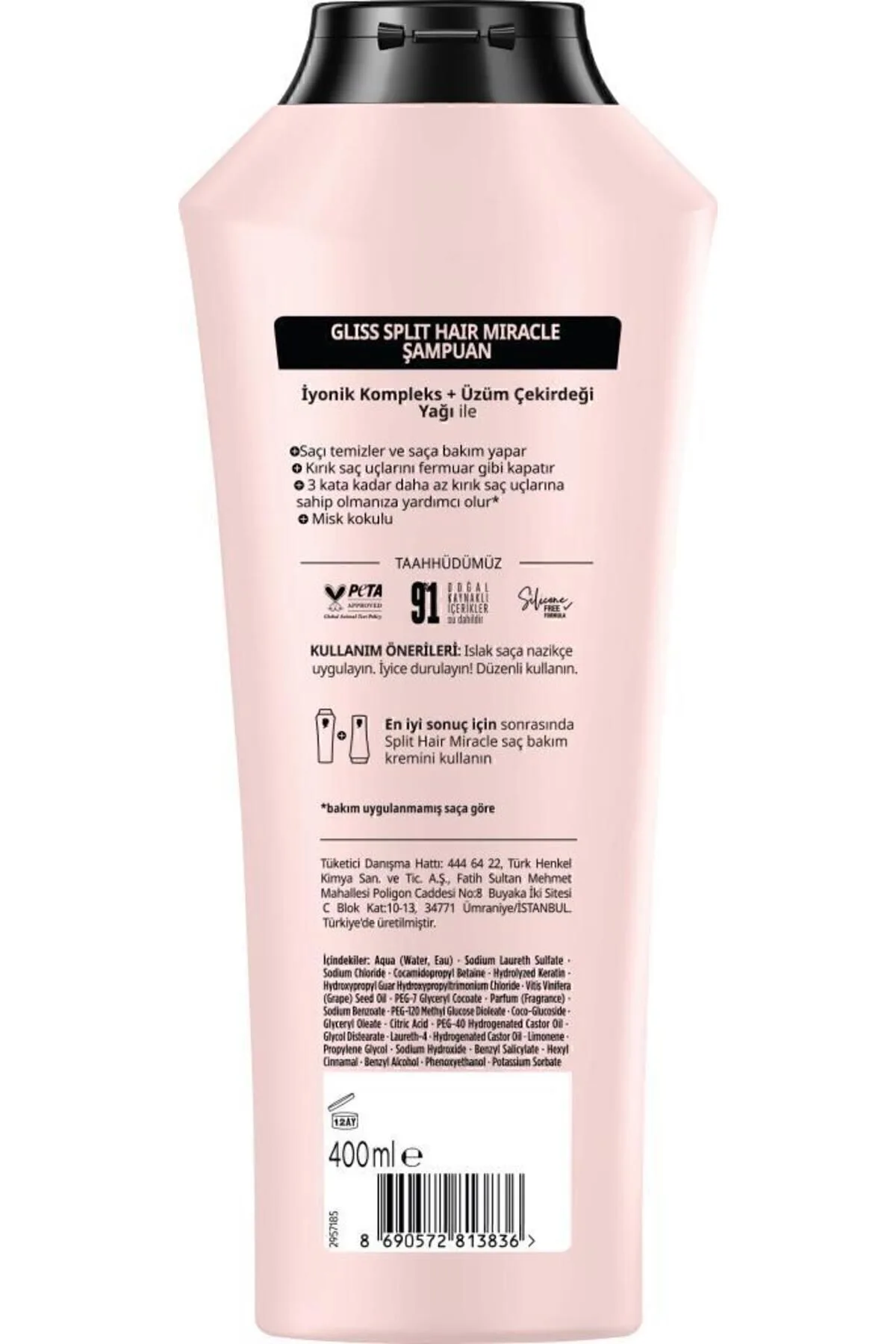 Gliss Split Hair Miracle Şampuan 400 ml 2
