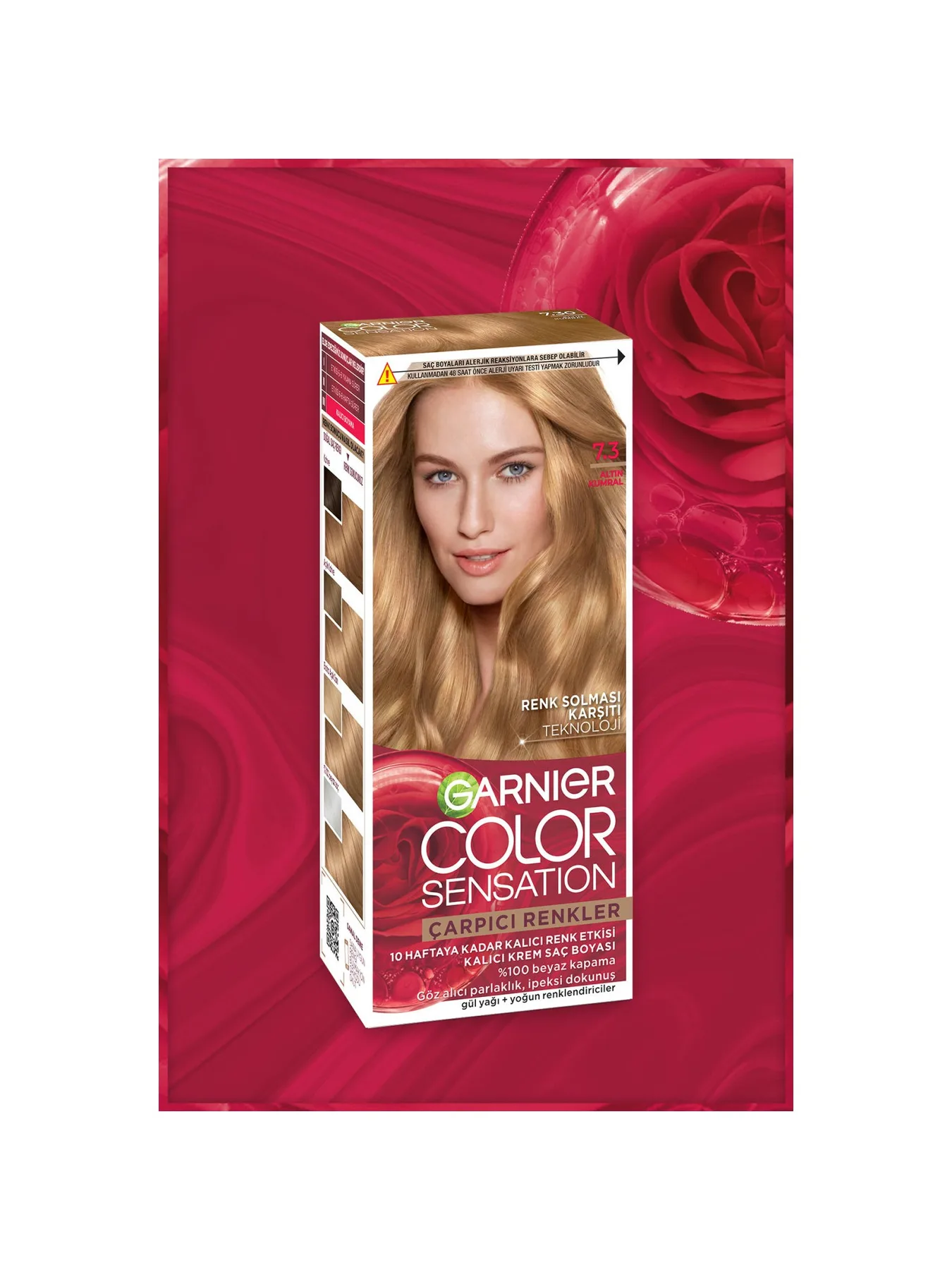 Garnier Çarpıcı Renkler 7.3 Altın Kumral Saç Boyası
