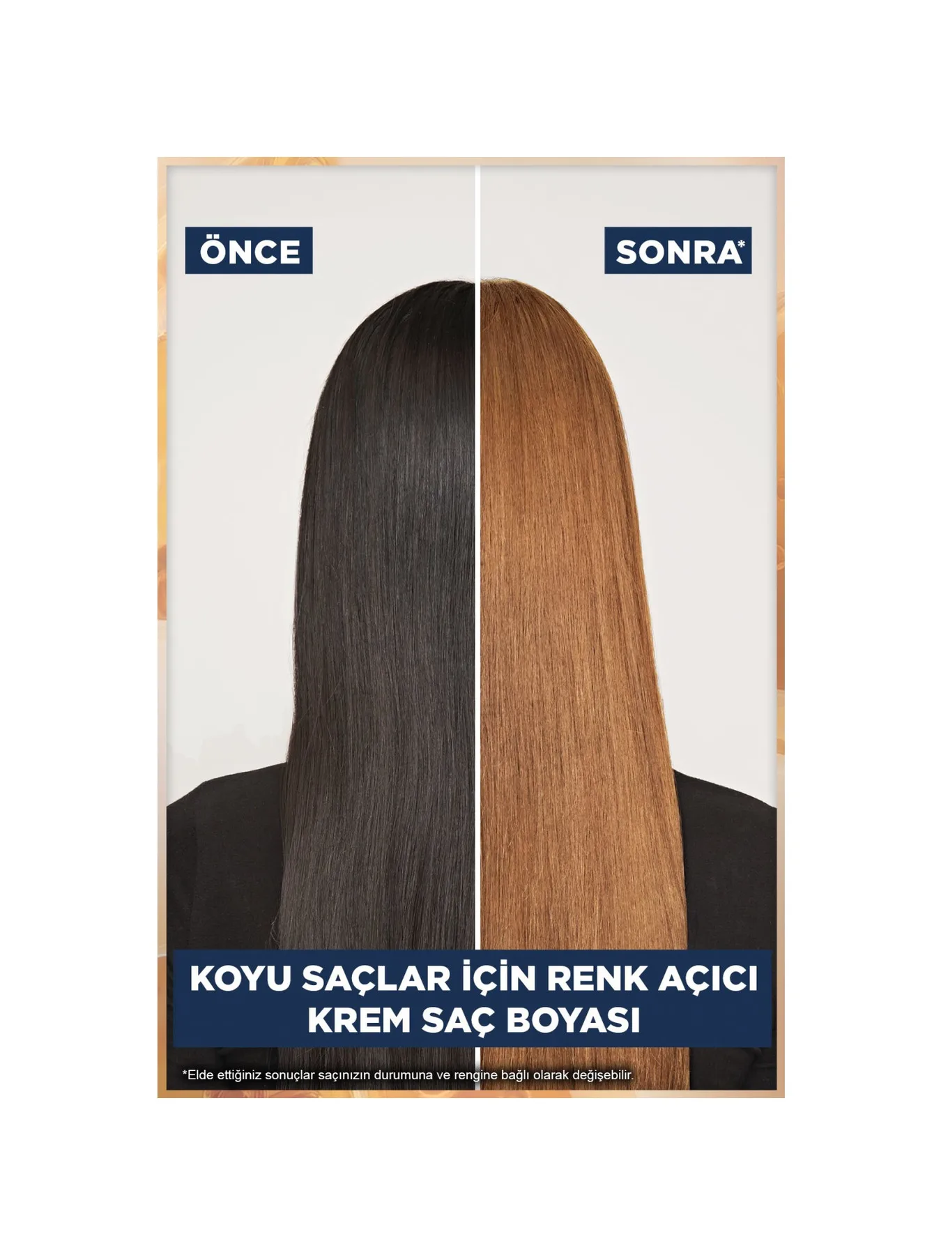 Garnier Çarpıcı Renkler Koyu Saçlar İçin Açık Kumral Krem Saç Boyası Yoğun Kalıcı Etki