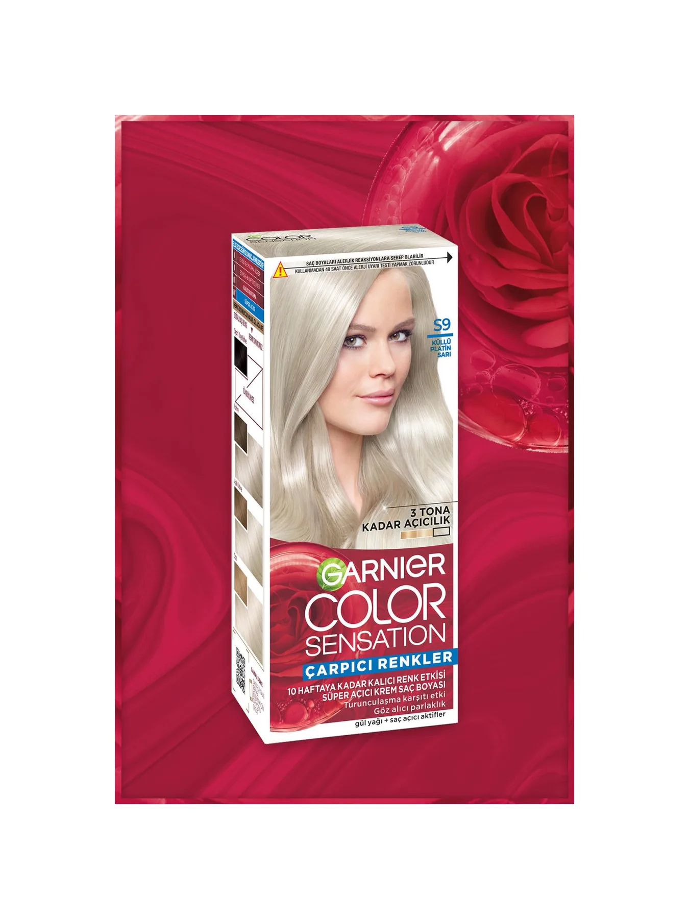Garnier Çarpıcı Renkler S9 Küllü Altın Sarı Saç Boyası