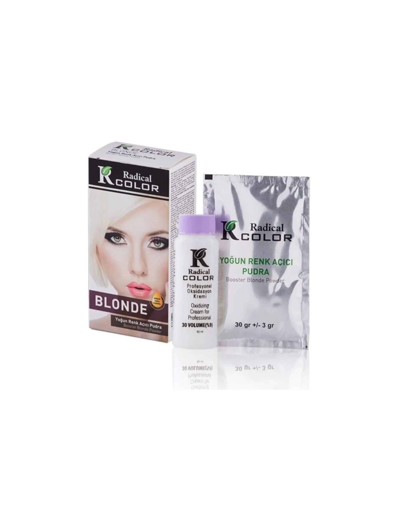 Radical Color Şeker Pembesi Amonyaksız Su Bazlı Saç Boyası 250ml 2SET