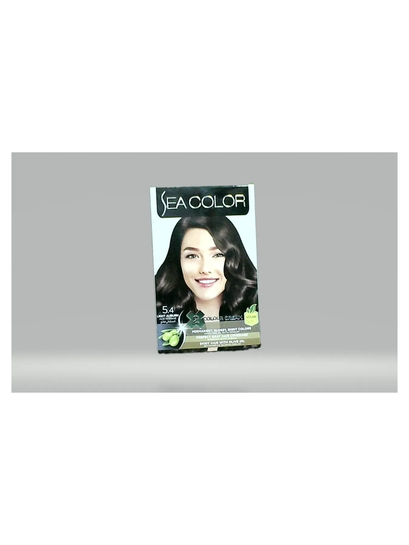 Sea Color 2x2 Tüp Krem Saç Boyası Seti Açık Kestane No:5.4