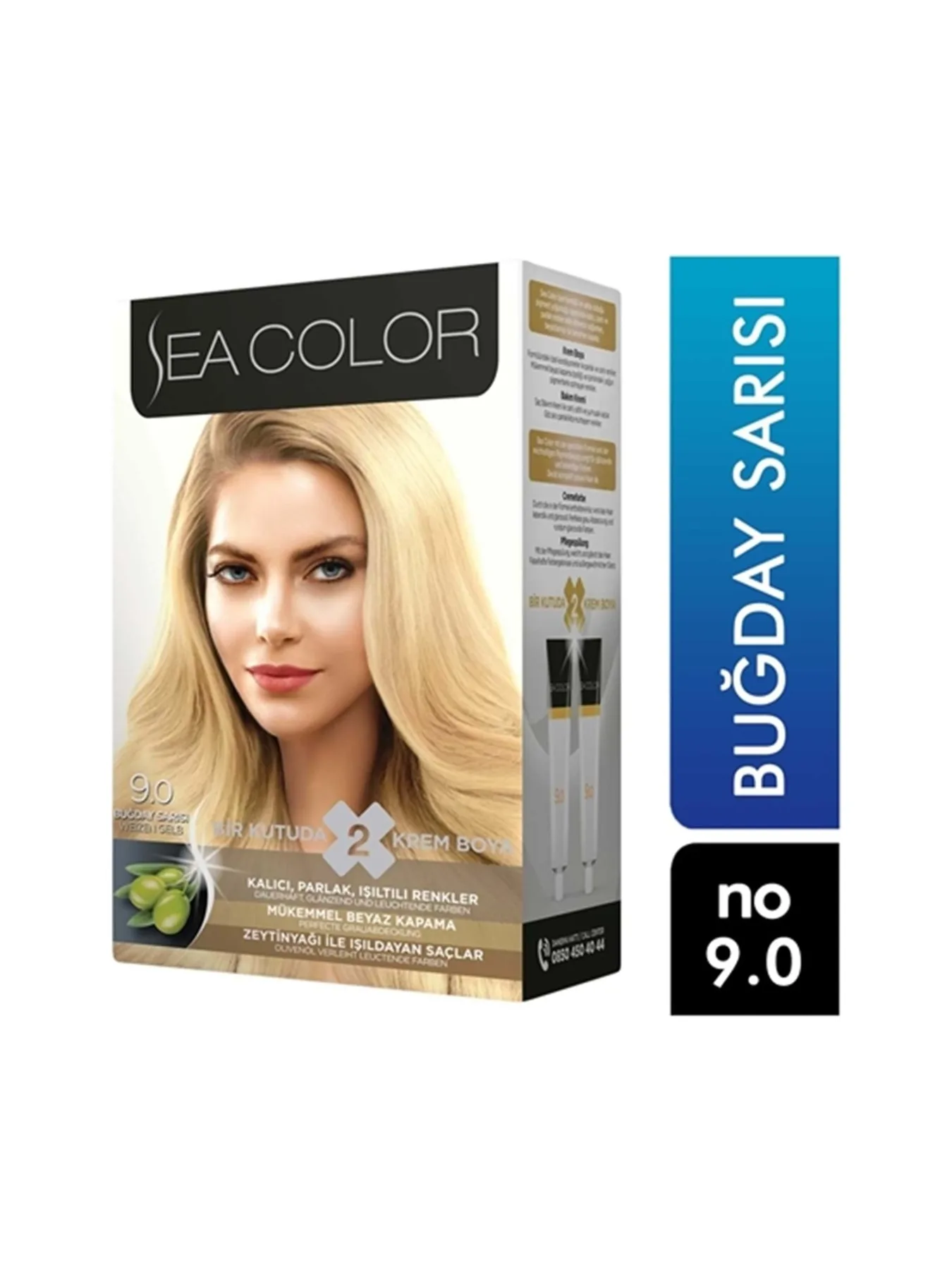 Sea Color Sarı Saç Boyası 9/0 Buğday Sarısı 8698753382058