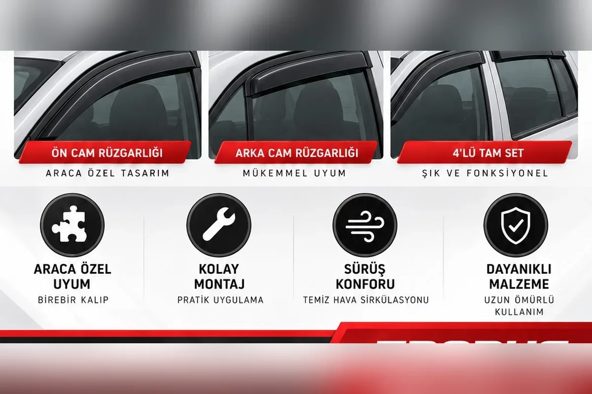 Renault Clio cam rüzgarlığı kapı camı yakın detay