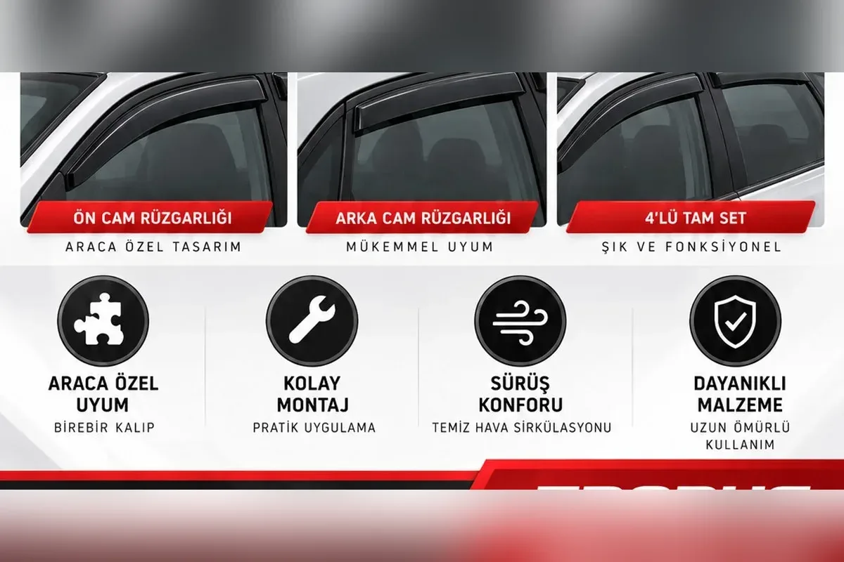 Honda Civic cam rüzgarlığı kapı camı yakın detay