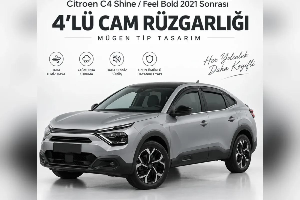 Citroen C4 hatchback yan görünümü