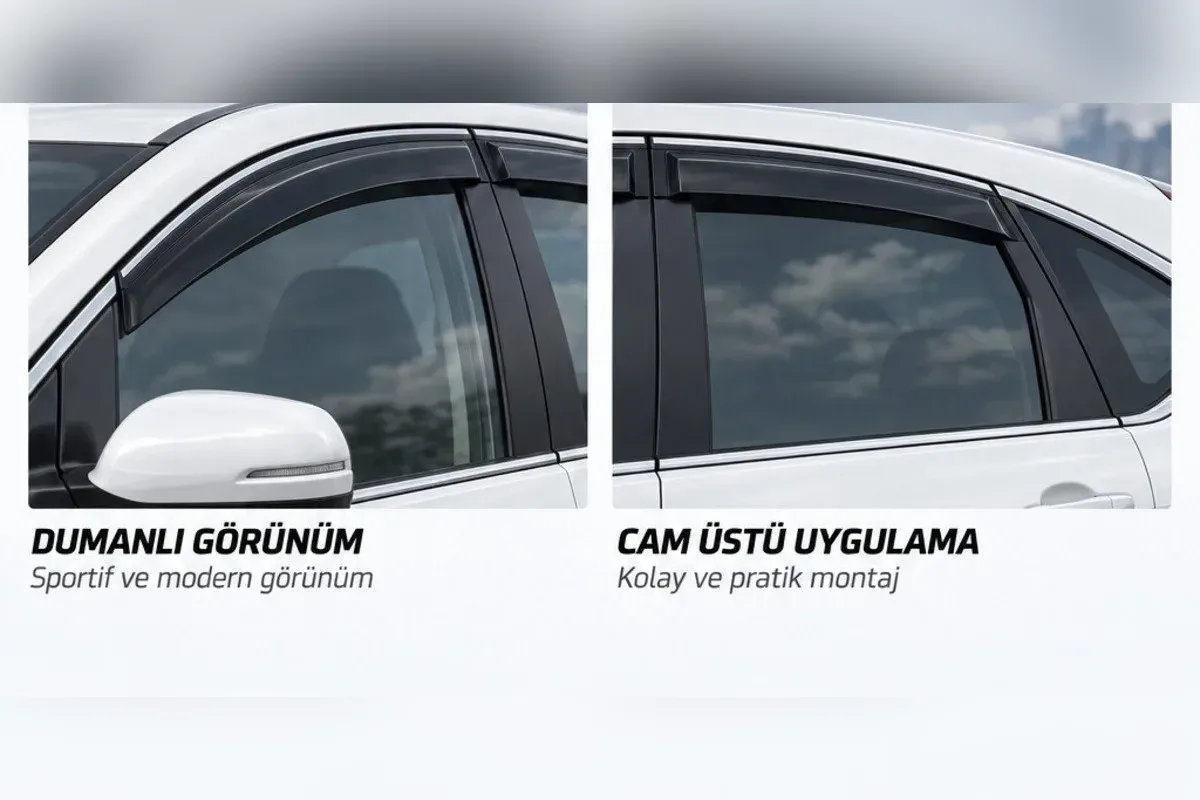 Honda CR-V cam rüzgarlığı arka kapı camı detay