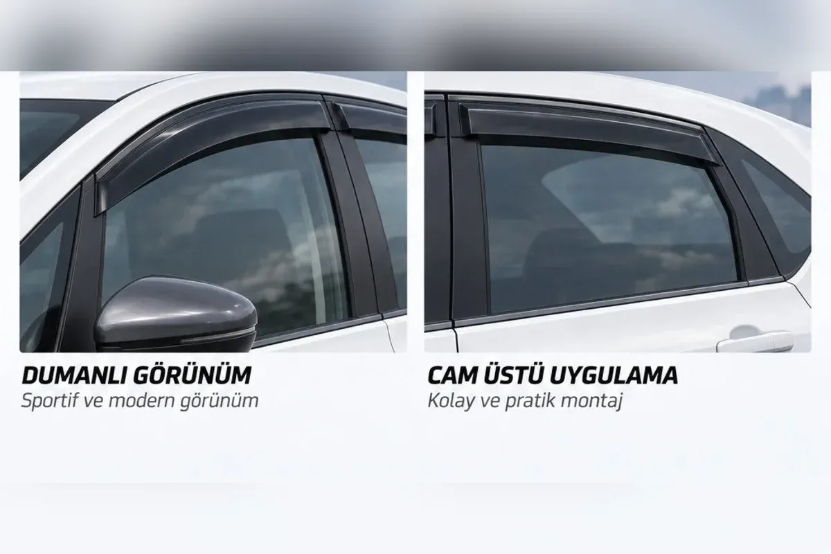 Honda Jazz cam rüzgarlığı ön kapı camı detay