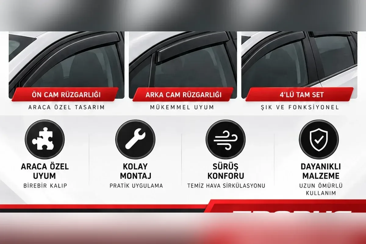 Opel Corsa cam rüzgarlığı arka kapı camı detay