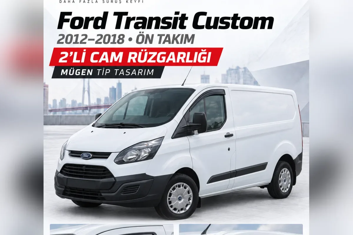 Ticari araçta ön kapı cam rüzgarlığı