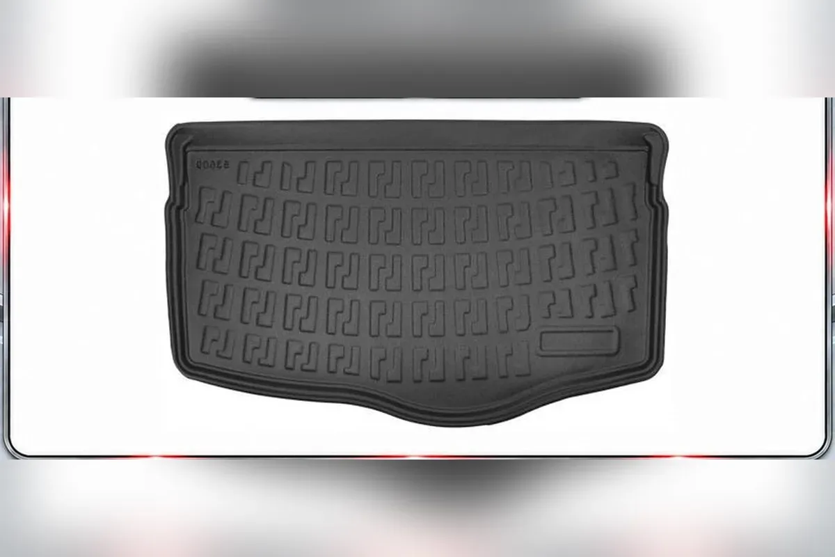 Volkswagen T-Cross 2019 sonrası alt bagaj için siyah 3D bagaj havuzu gerçek ürün fotoğrafı