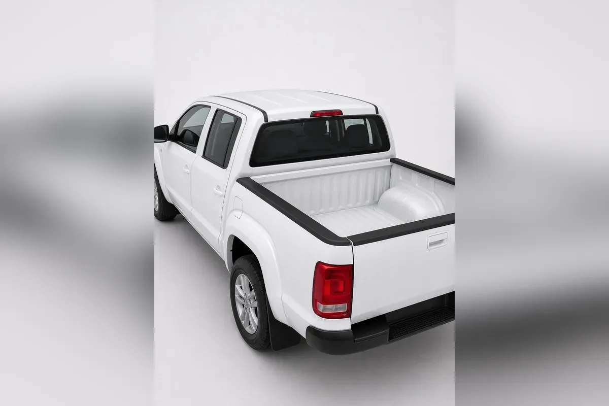 Volkswagen Amarok 2012-2018 kasa kenar koruması mat siyah ABS 3 parça