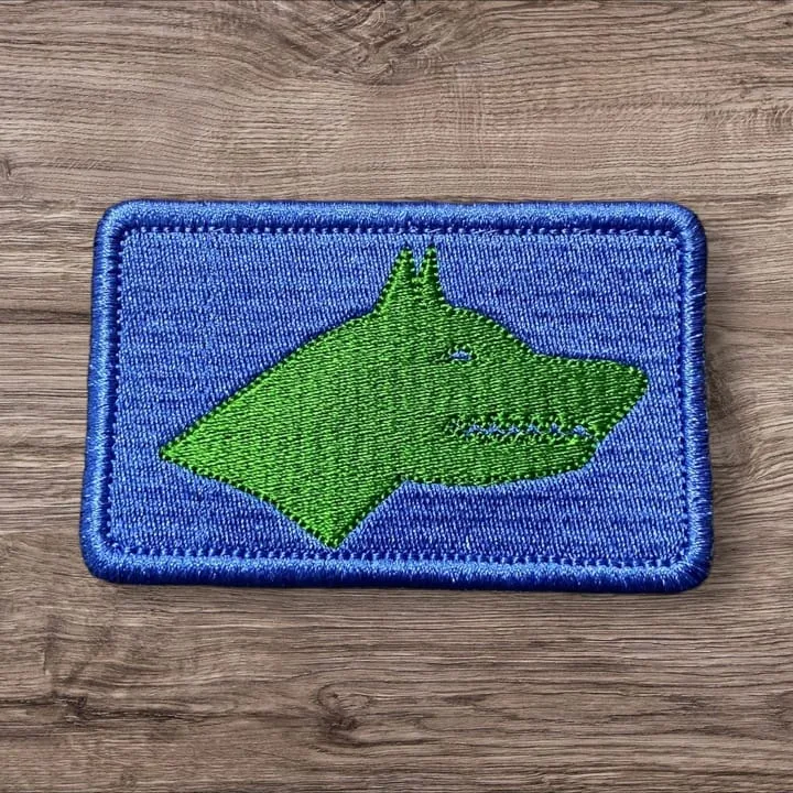 Göktürk İmparatorluğu bayrağı arma patch görseli