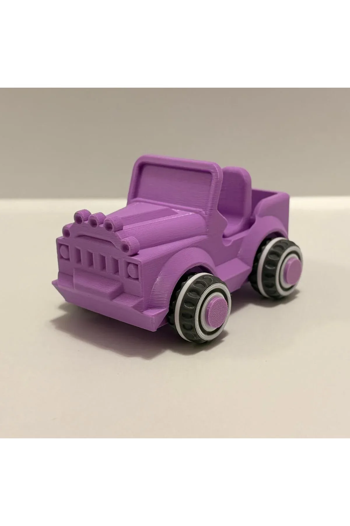 Hareketli Tekerlekli Safari Jeep - 12 cm Dayanıklı Oyuncak Araba 2